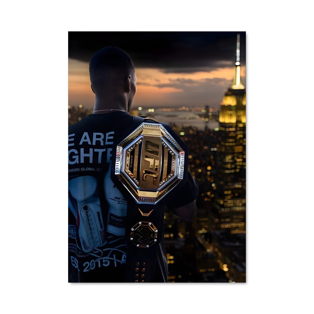 Poster Israel adesanya MMA